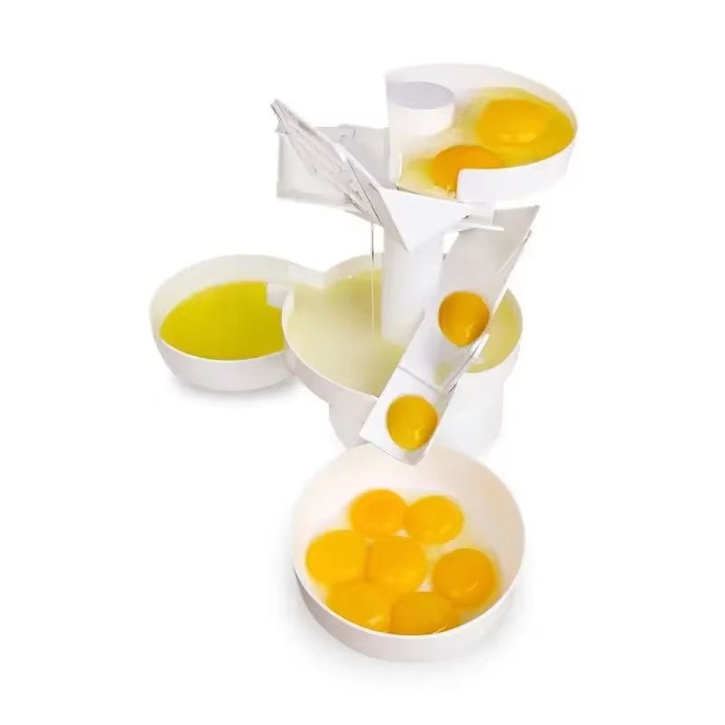 Large Egg White Separator Egg White and Yolk Kitchen Baking Gadgets Plastic Egg White Separator Machine Household Attachment New - Love All Things Home