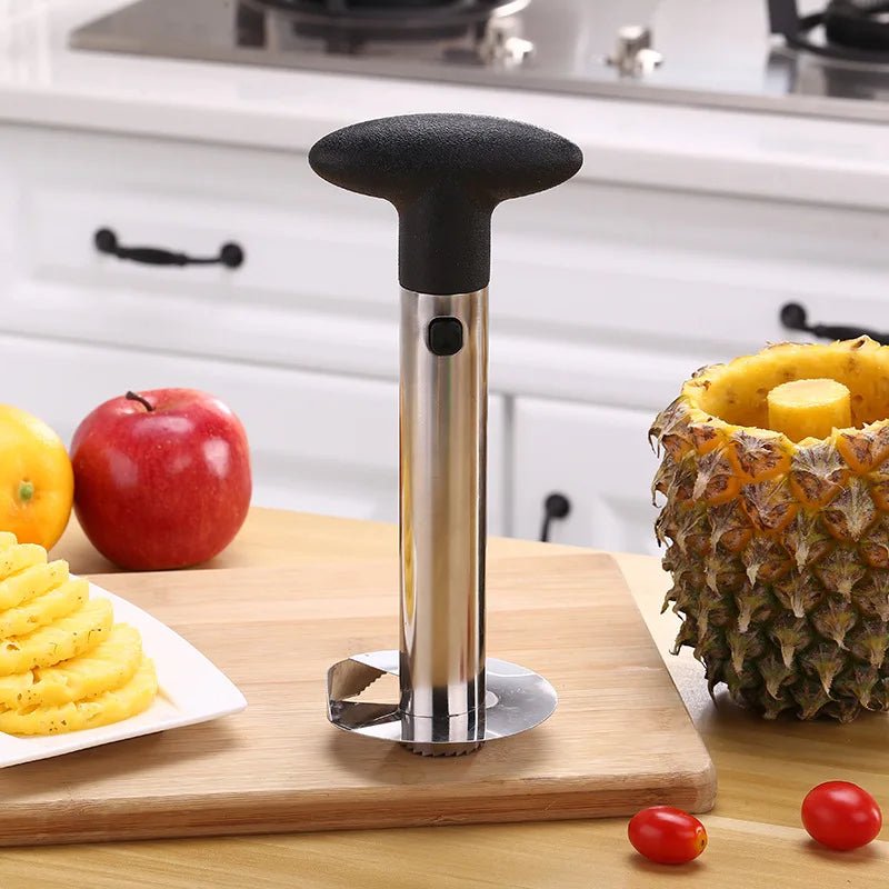 Pineapple Peeler Cutter Corer Slicers Stainless Steel Pineapple Corer Easy Fruit Parer Cutter Kitchen Restaurant Accessories - Love All Things Home