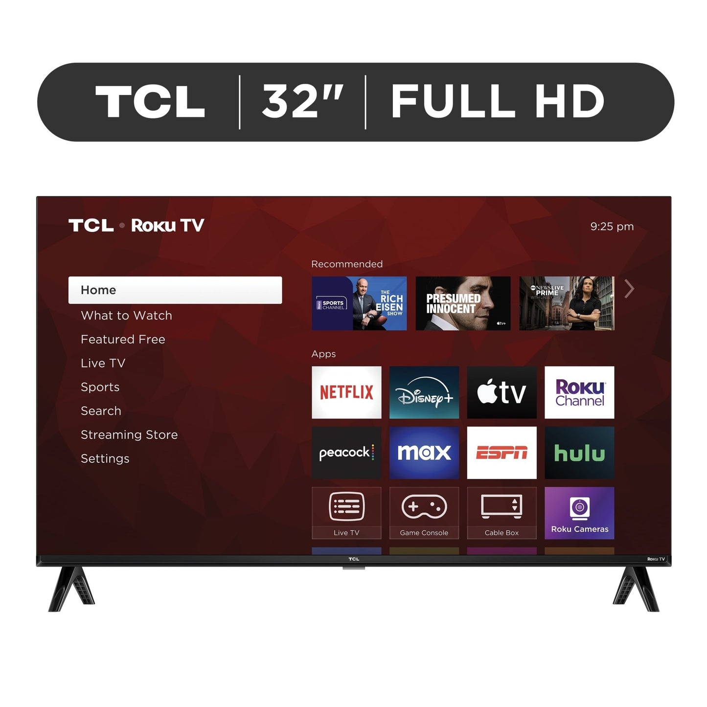 32” Class S3 (32S357) Full HD 1080P LED Smart TV with Roku TV - Love All Things Home