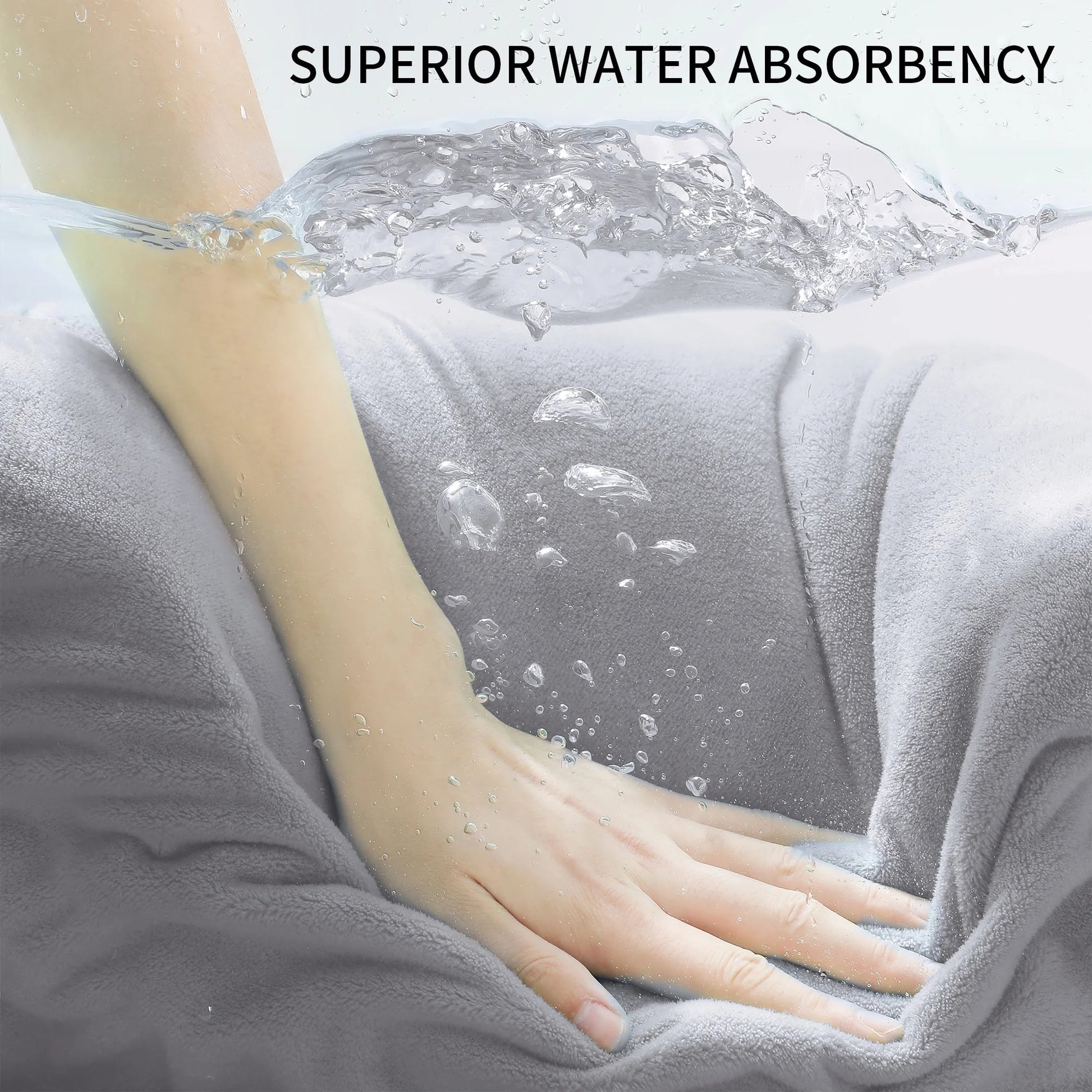 4 Pack Oversized Bath Sheet Towels 700 GSM Ultra Soft Light Gray Bath Towel Set - Love All Things Home