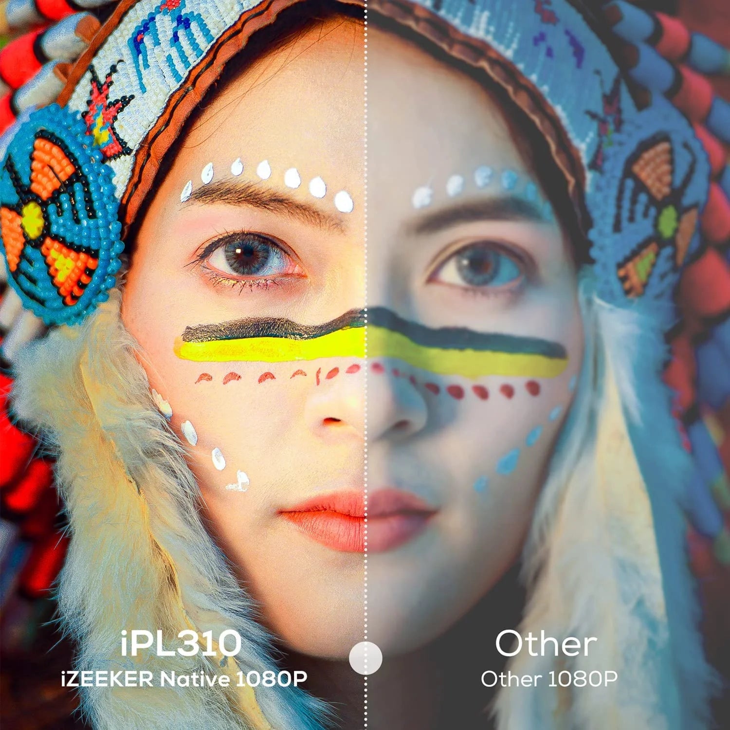 4K Projectors with Wifi and Bluetooth ,Native 1080P Projection,9000 Lumens,With Carry Bag - Love All Things Home