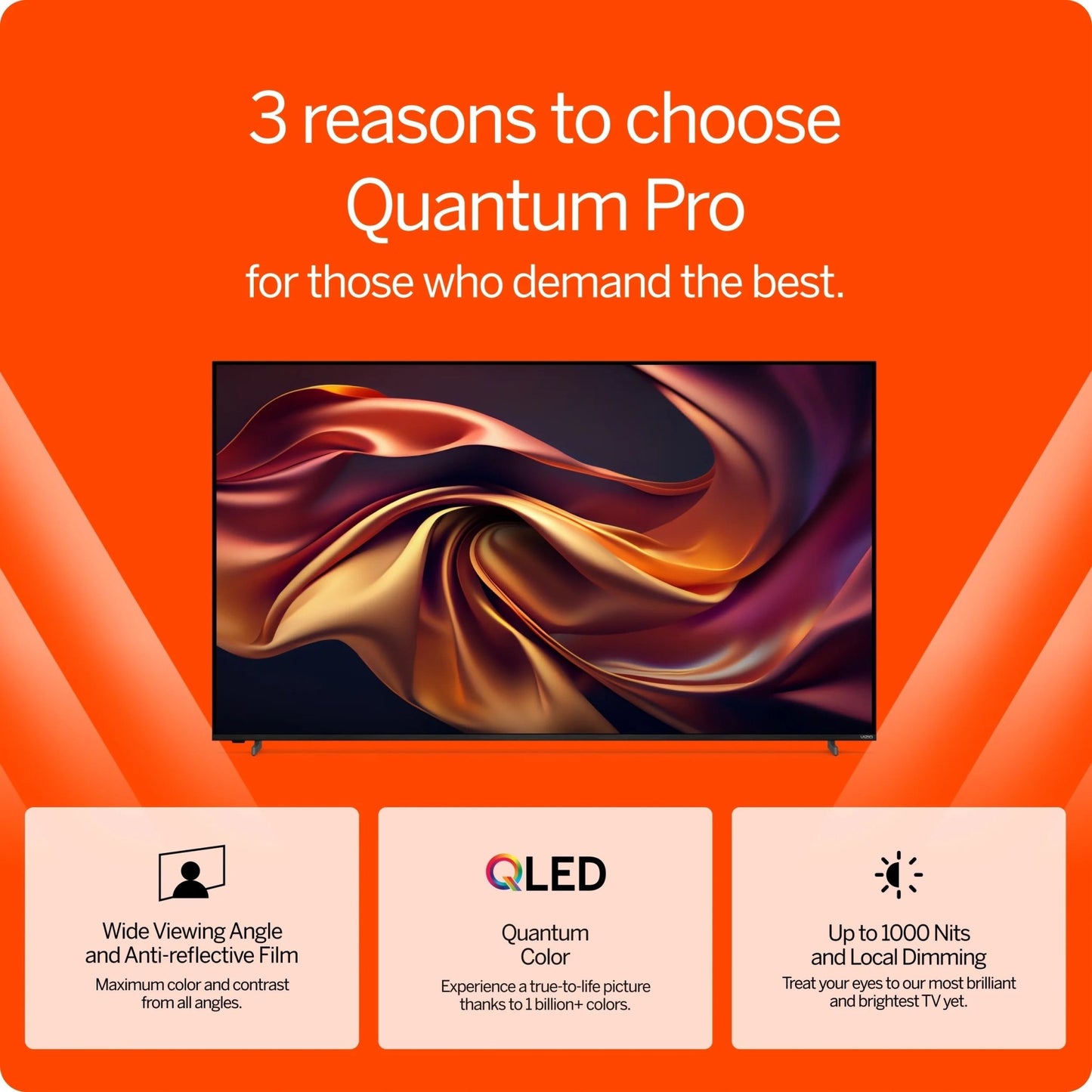 75" Class Quantum Pro 4K QLED HDR Smart TV (VQP75C - 84) - Love All Things Home