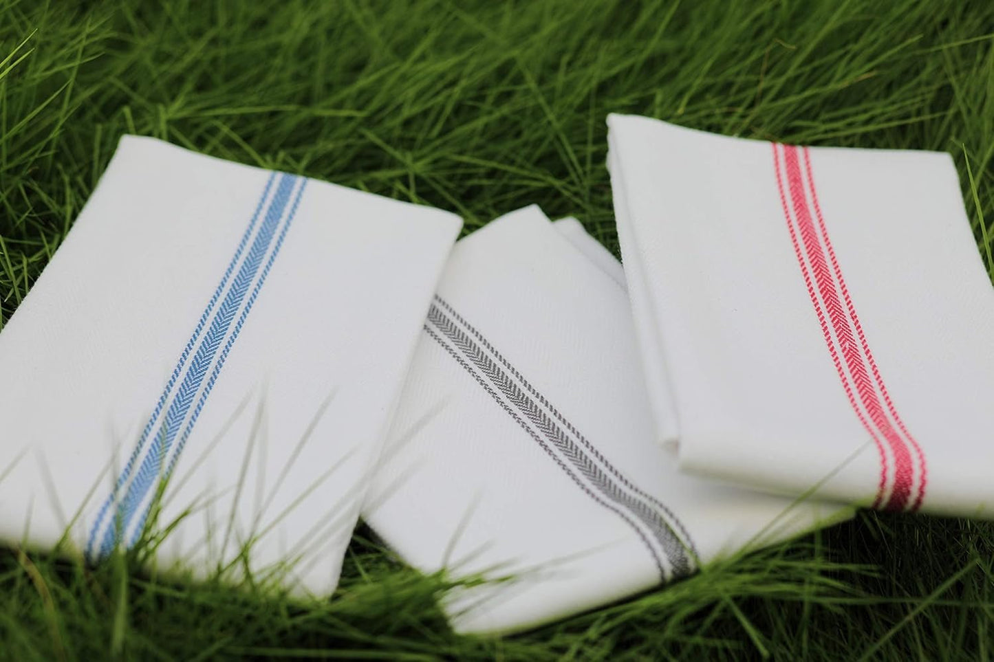 AMOUR INFINI Cotton Kitchen Towels Set of 12 - Highly Absorbent, Super Soft Tea Towel with Hanging Loops - Extra Large Quick Dry Commercial Restaurant Towel (16X28 Inch - Multicolor) - Love All Things Home