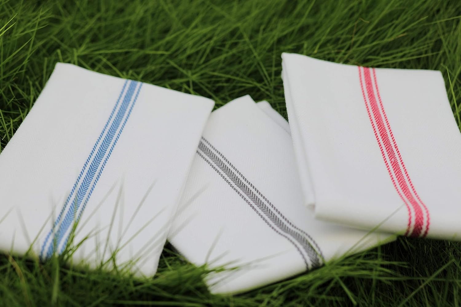 AMOUR INFINI Cotton Kitchen Towels Set of 12 - Highly Absorbent, Super Soft Tea Towel with Hanging Loops - Extra Large Quick Dry Commercial Restaurant Towel (16X28 Inch - Multicolor) - Love All Things Home