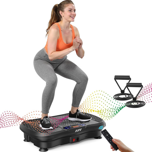 AXV Vibration Plate Fitness Platform Vibrating Full Body Shaker Workout Vibrate Stand Shake Board