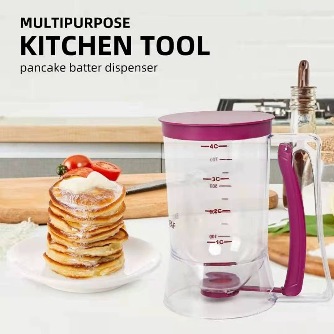 Batter Separator Cupcakes Pancakes Cookie Cake Waffles Batter Flour Paste Dispenser Cream Measuring Cup Kitchen Baking Tools - Love All Things Home