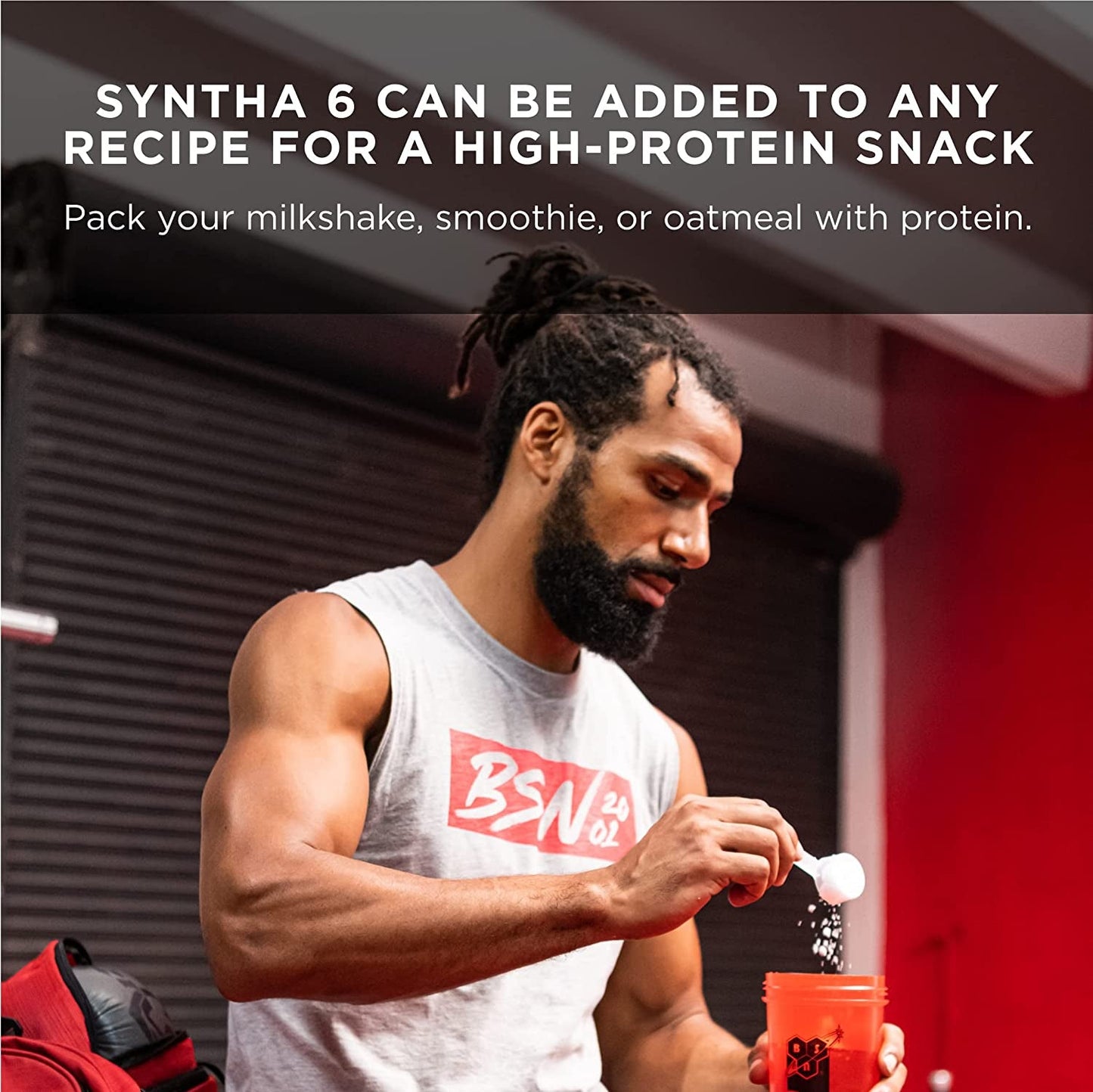 BSN SYNTHA - 6 EDGE Protein Powder, with Hydrolyzed Whey, 24G Protein, Strawberry Milkshake - Love All Things Home