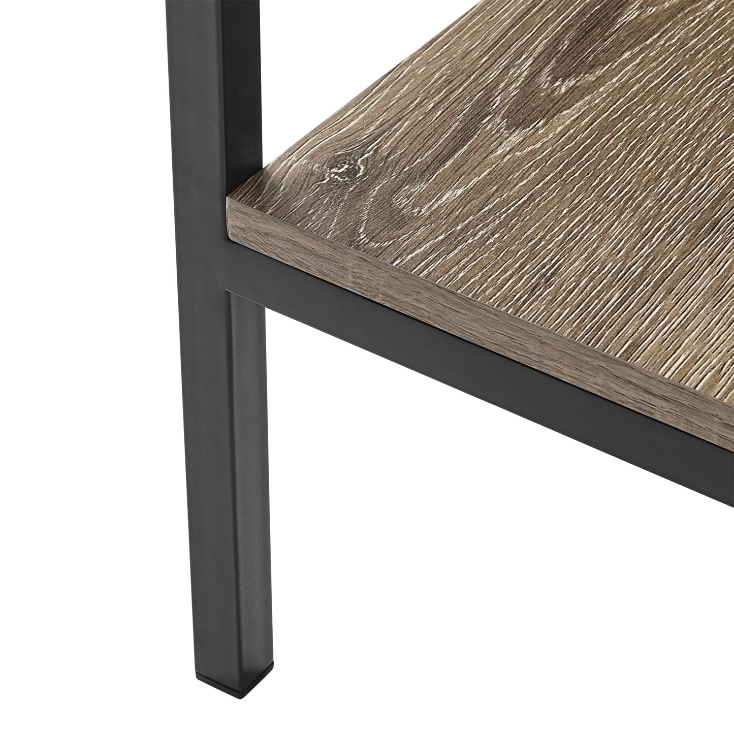 Contemporary 3 Piece Rectangular Particle Board Coffee Table, Rustic Brown - Love All Things Home