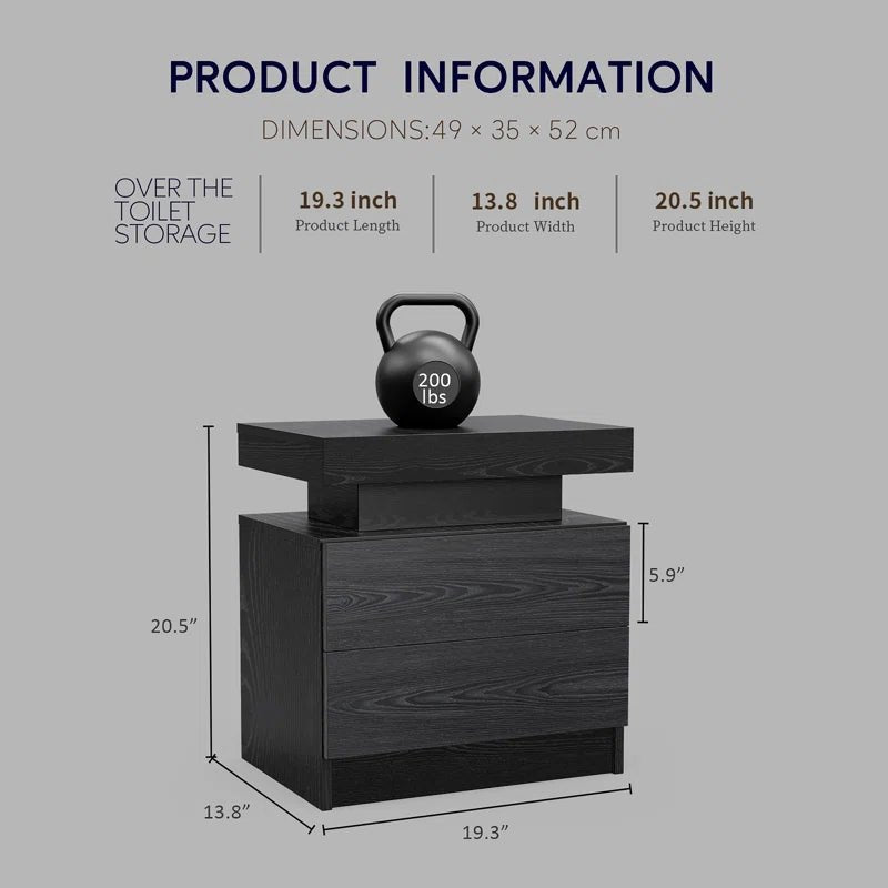 Desassure 20'' W Nightstand - Love All Things Home