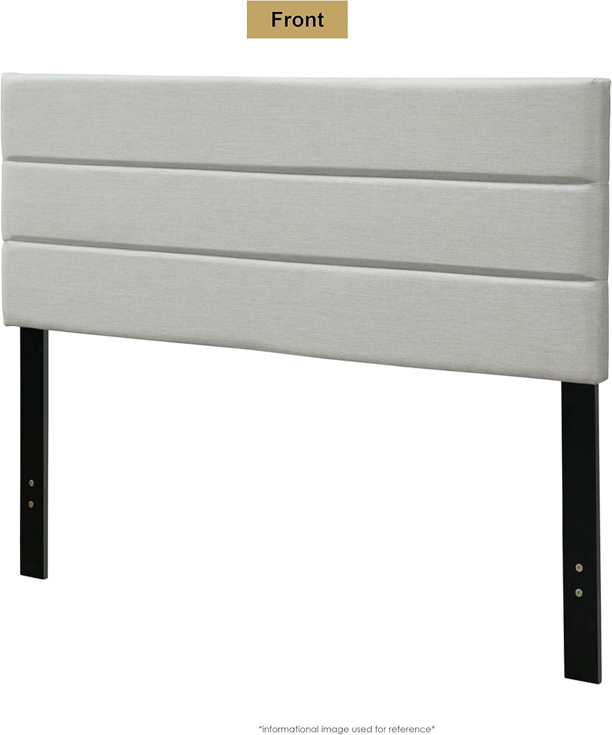 DG Casa Flynn Bed Frame Queen Size Bed Frame - Charcoal Fabric Panel Bed Frame with Storage Drawers - Love All Things Home