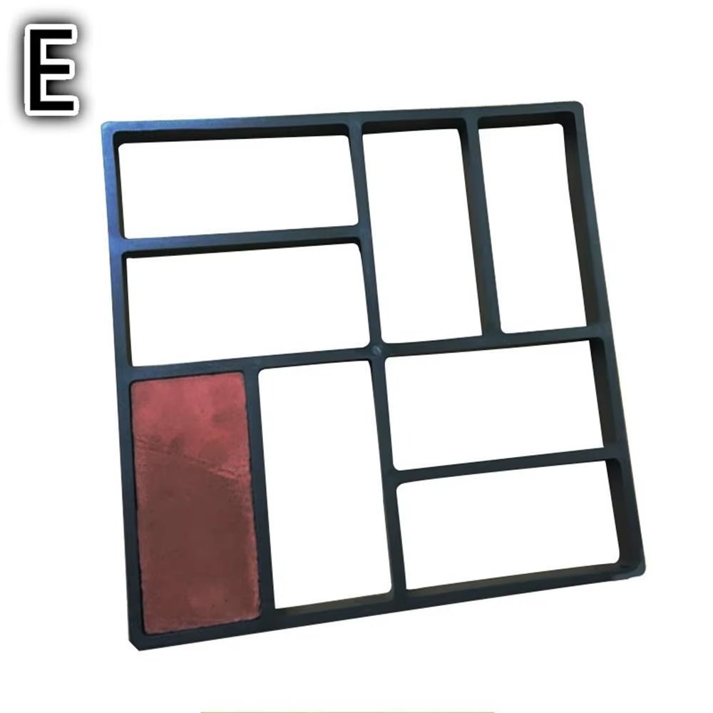 DIY Path Maker Paver Molds Stone Brick Concrete Mold Concrete Cement Walk Garden Path Paving Paver Reusable Patio Molds Paviment - Love All Things Home