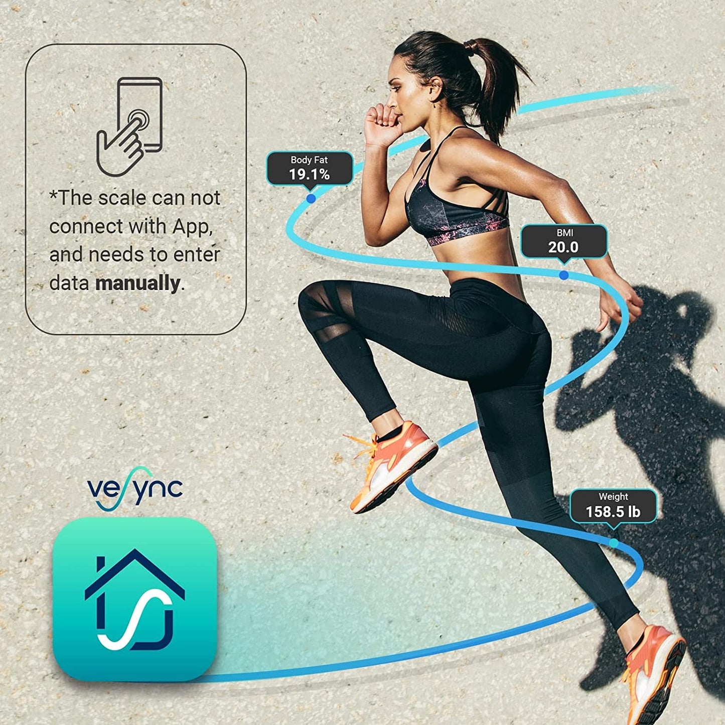 Etekcity Bathroom Scale for Body Weight, Highly Accurate Digital Electronic Weighing Machine for People, LCD Display, Large Size, 6Mm Tempered Glass for Safe Home Use, Batteries Included, 400 Lbs - Love All Things Home