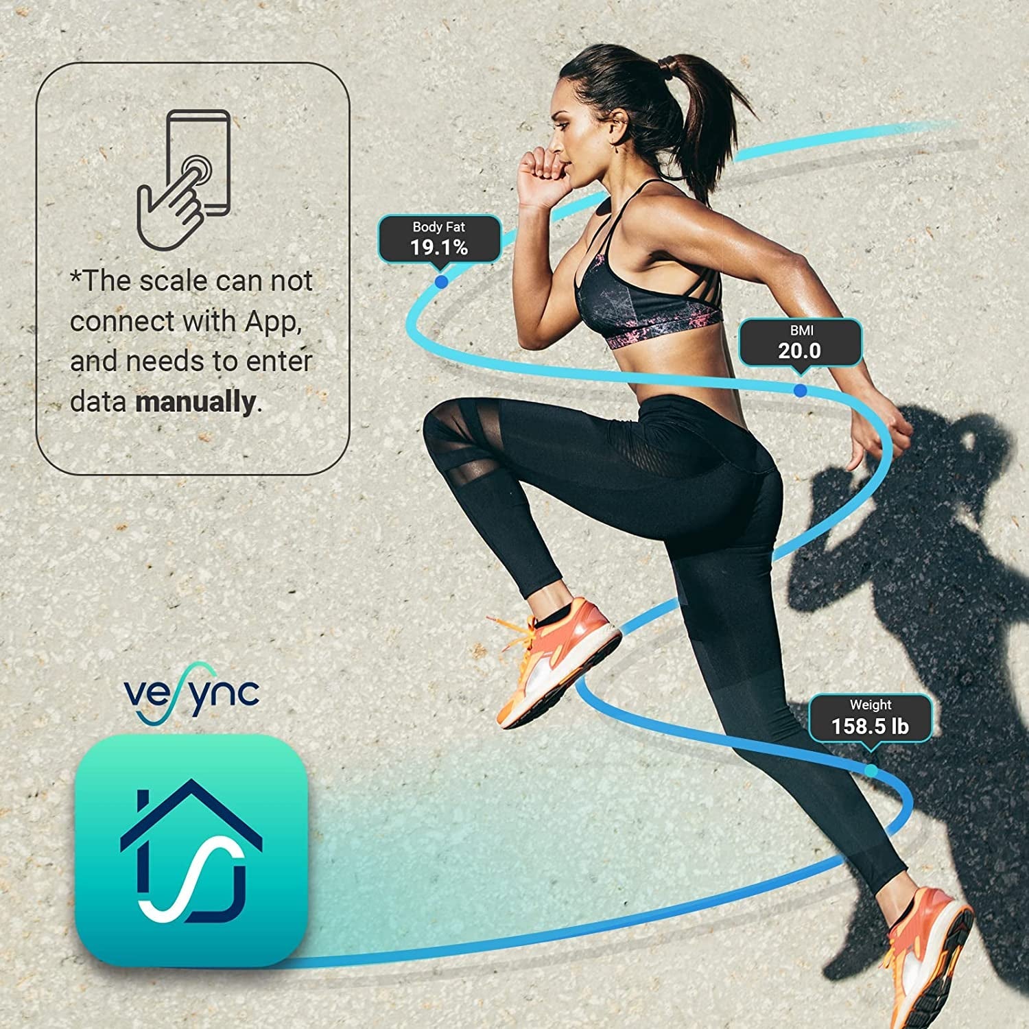 Etekcity Bathroom Scale for Body Weight, Highly Accurate Digital Electronic Weighing Machine for People, LCD Display, Large Size, 6Mm Tempered Glass for Safe Home Use, Batteries Included, 400 Lbs - Love All Things Home