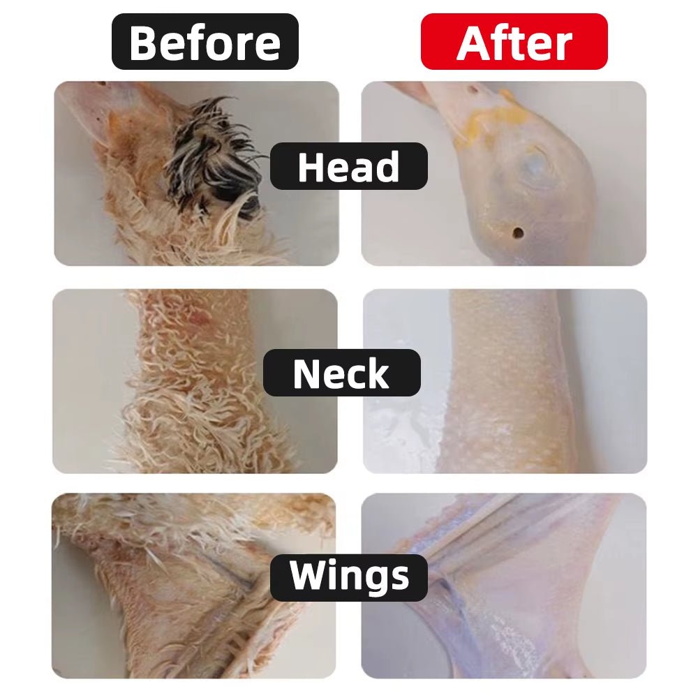 EU Electric Quick Plucker Feather Efficient Chicken Feather Remover Duck Goose Automatic Epilator Dehairing Hair Remove Tools - Love All Things Home