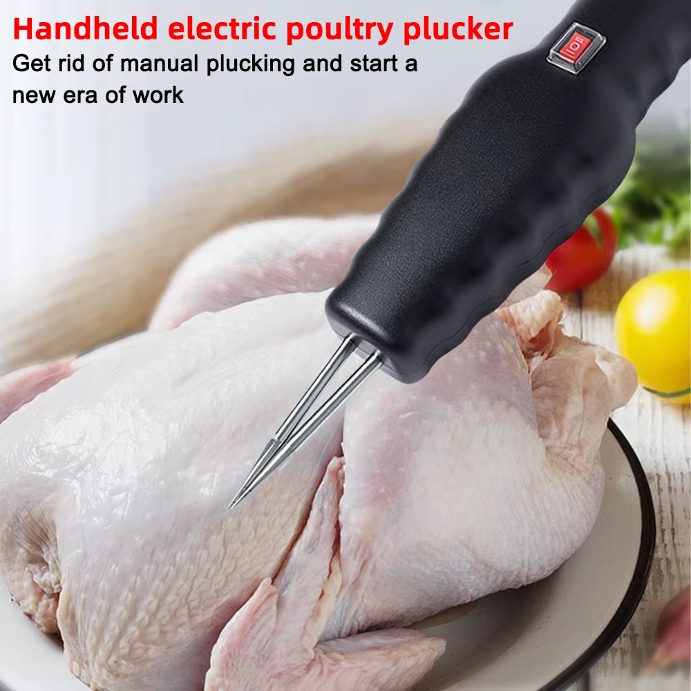 EU Electric Quick Plucker Feather Efficient Chicken Feather Remover Duck Goose Automatic Epilator Dehairing Hair Remove Tools - Love All Things Home