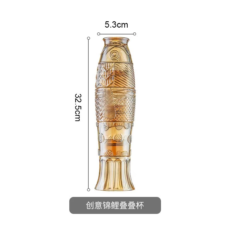 Green Cactus Glass Mug Set Stackable Cup Set Water Cups Afternoon Teacup Fruit Teacup Drinkware Glass Set Drink Cup Juice Cups - Love All Things Home