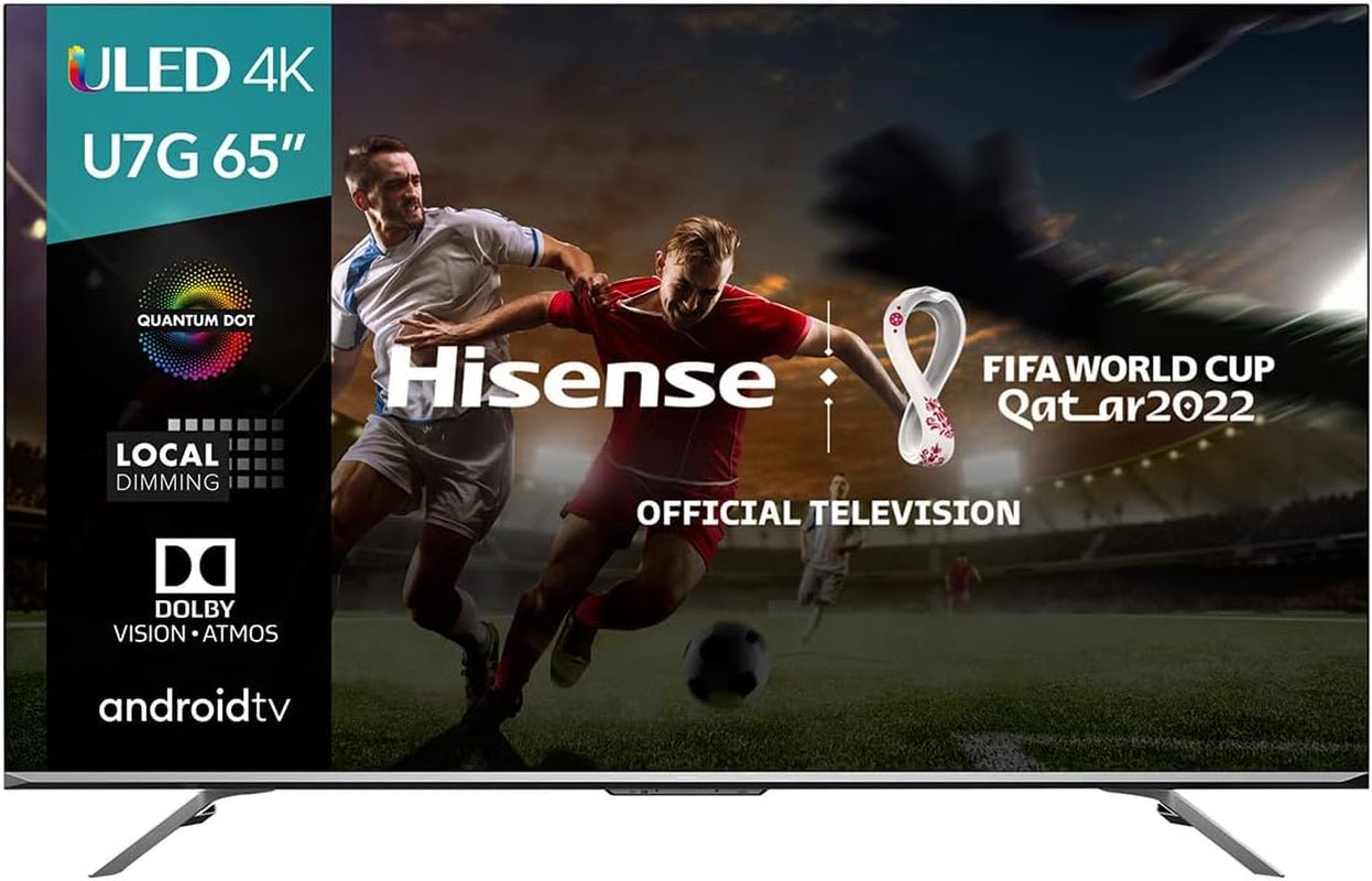 Hisense ULED Premium 65U7G QLED Series 65 - Inch Android 4K Smart TV with Alexa Compatibility, 1000 - Nit HDR10+, Dolby Vision & Atmos, 120Hz, HDMI 2.1, Game Mode Pro - Love All Things Home