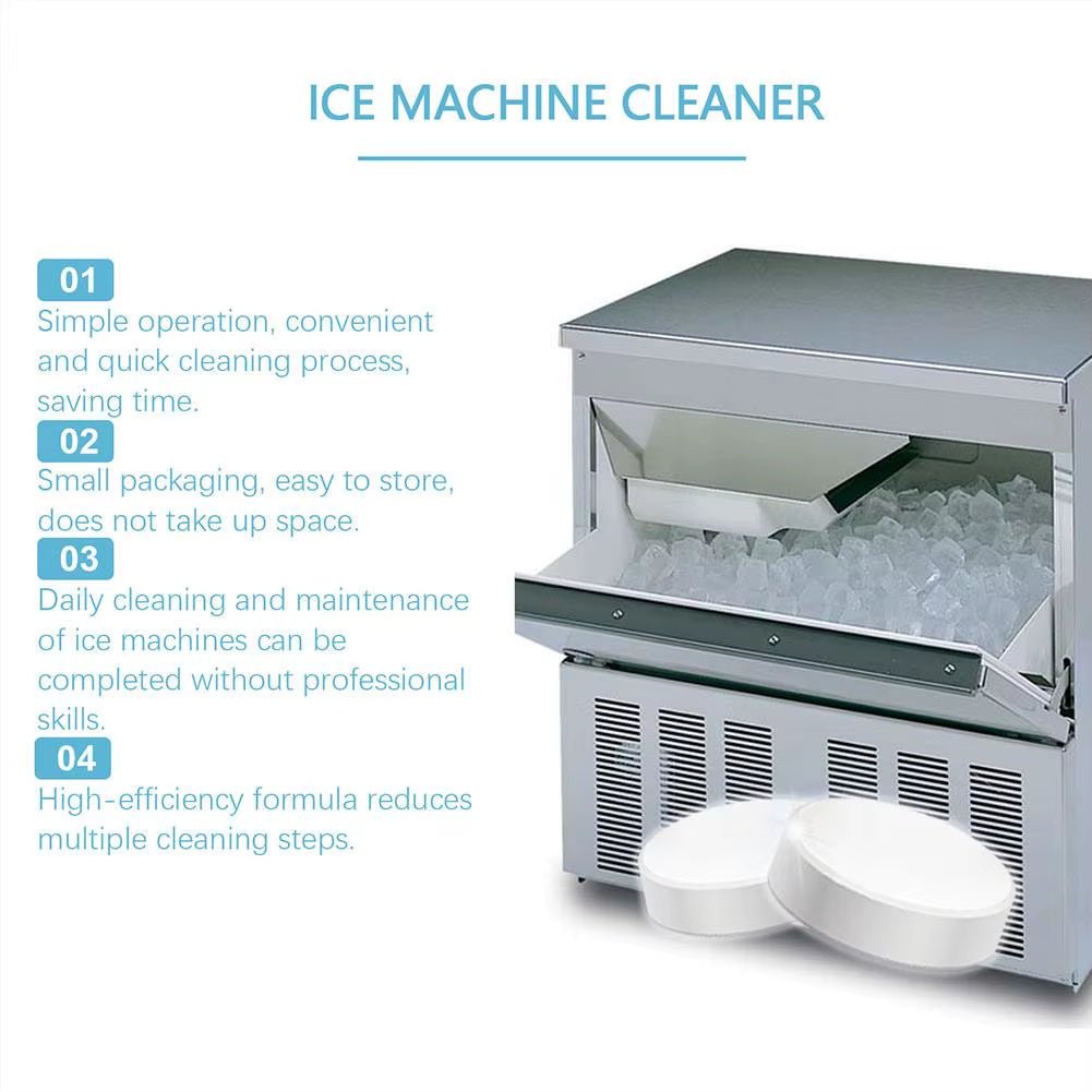 Ice Machine Cleaner Cleaning Tablets for Descaling Deodorizing Prolonging Ice Maker Lifespan - Love All Things Home