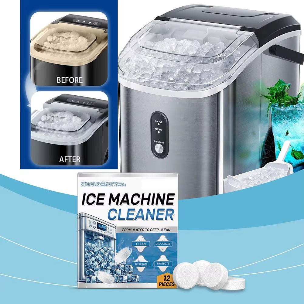 Ice Machine Cleaner Cleaning Tablets for Descaling Deodorizing Prolonging Ice Maker Lifespan - Love All Things Home