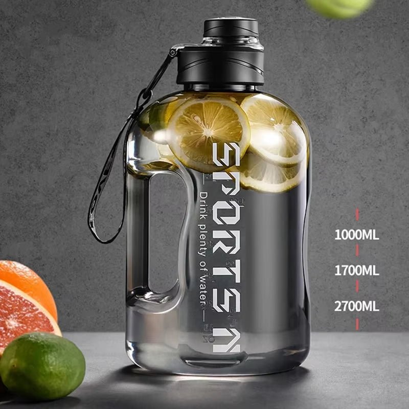 Large Capacity 2 Liter Water Bottle Sports Gym Water Kettle for Camping Travel BPA Free Drinking Bottles - Love All Things Home
