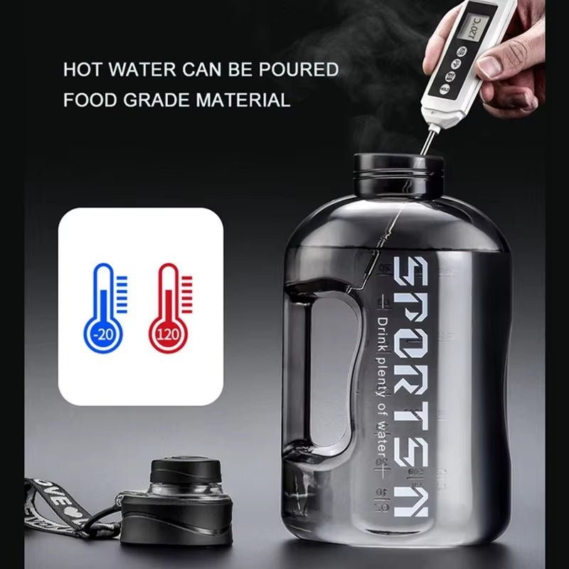 Large Capacity 2 Liter Water Bottle Sports Gym Water Kettle for Camping Travel BPA Free Drinking Bottles - Love All Things Home