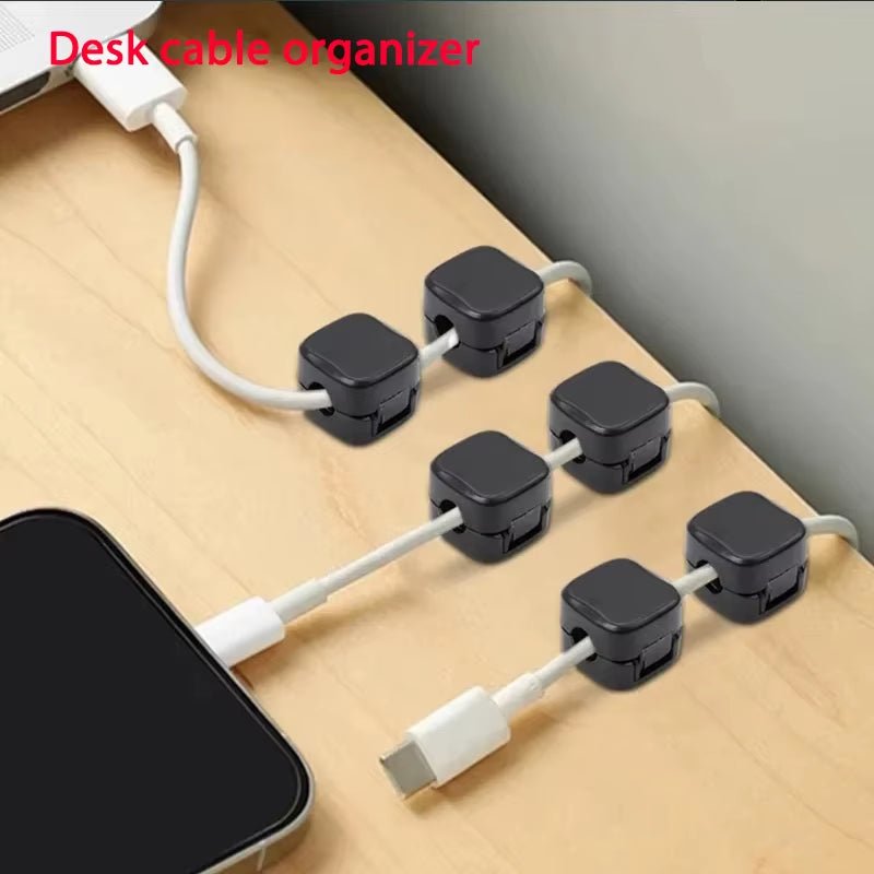 Magnetic Cable Clip Set Magnetic Cable Clips Cable Organizer Adjustable Cord Holder - Love All Things Home