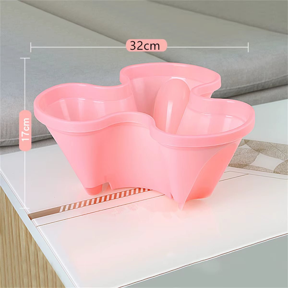 Multi - Color Stackable Flower Pot Movable 3 - Petal 4 - Petal Strawberry Herbs Vertical Pot Three - Dimensional Planting Container 2Pcs - Love All Things Home