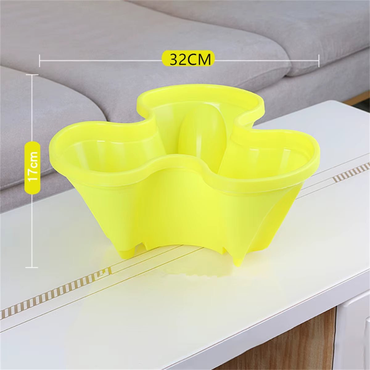 Multi - Color Stackable Flower Pot Movable 3 - Petal 4 - Petal Strawberry Herbs Vertical Pot Three - Dimensional Planting Container 2Pcs - Love All Things Home