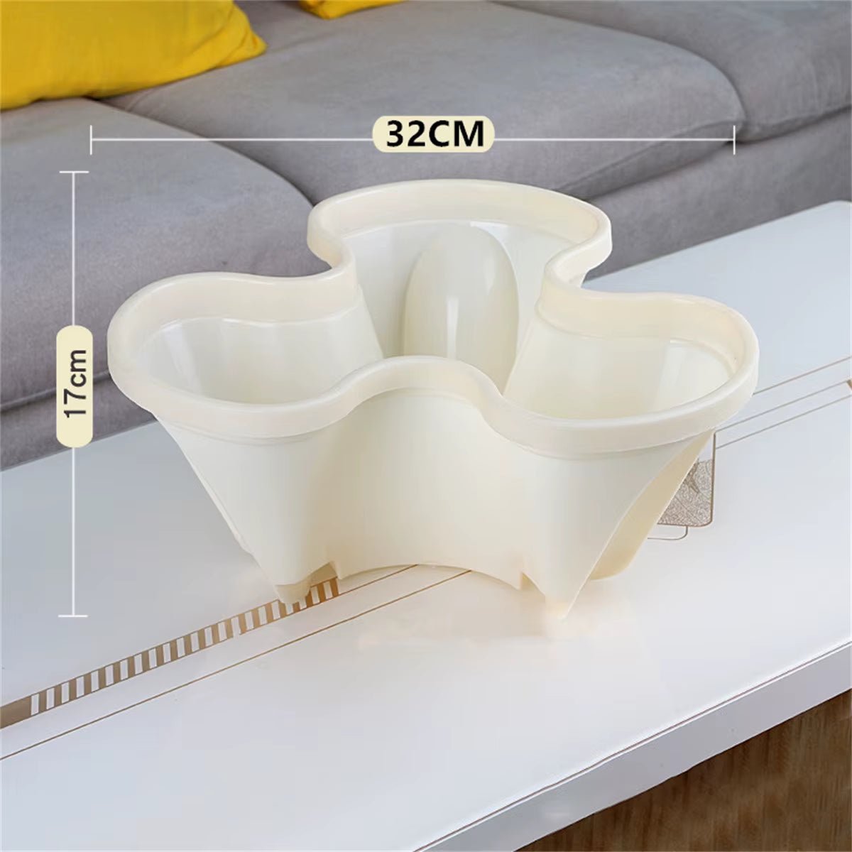 Multi - Color Stackable Flower Pot Movable 3 - Petal 4 - Petal Strawberry Herbs Vertical Pot Three - Dimensional Planting Container 2Pcs - Love All Things Home