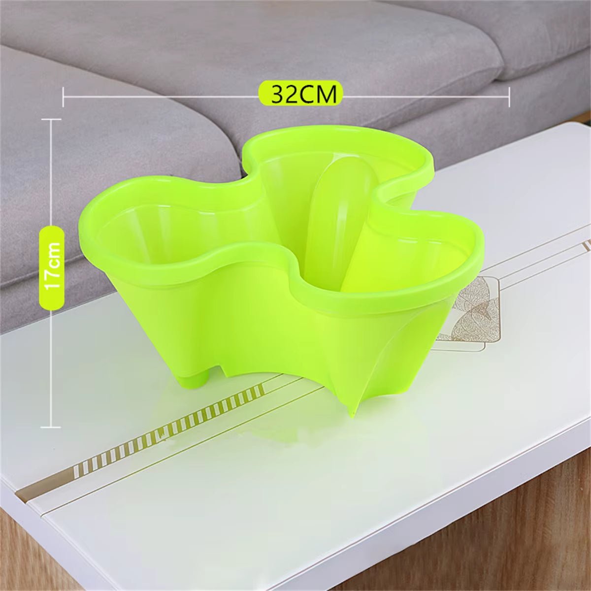 Multi - Color Stackable Flower Pot Movable 3 - Petal 4 - Petal Strawberry Herbs Vertical Pot Three - Dimensional Planting Container 2Pcs - Love All Things Home