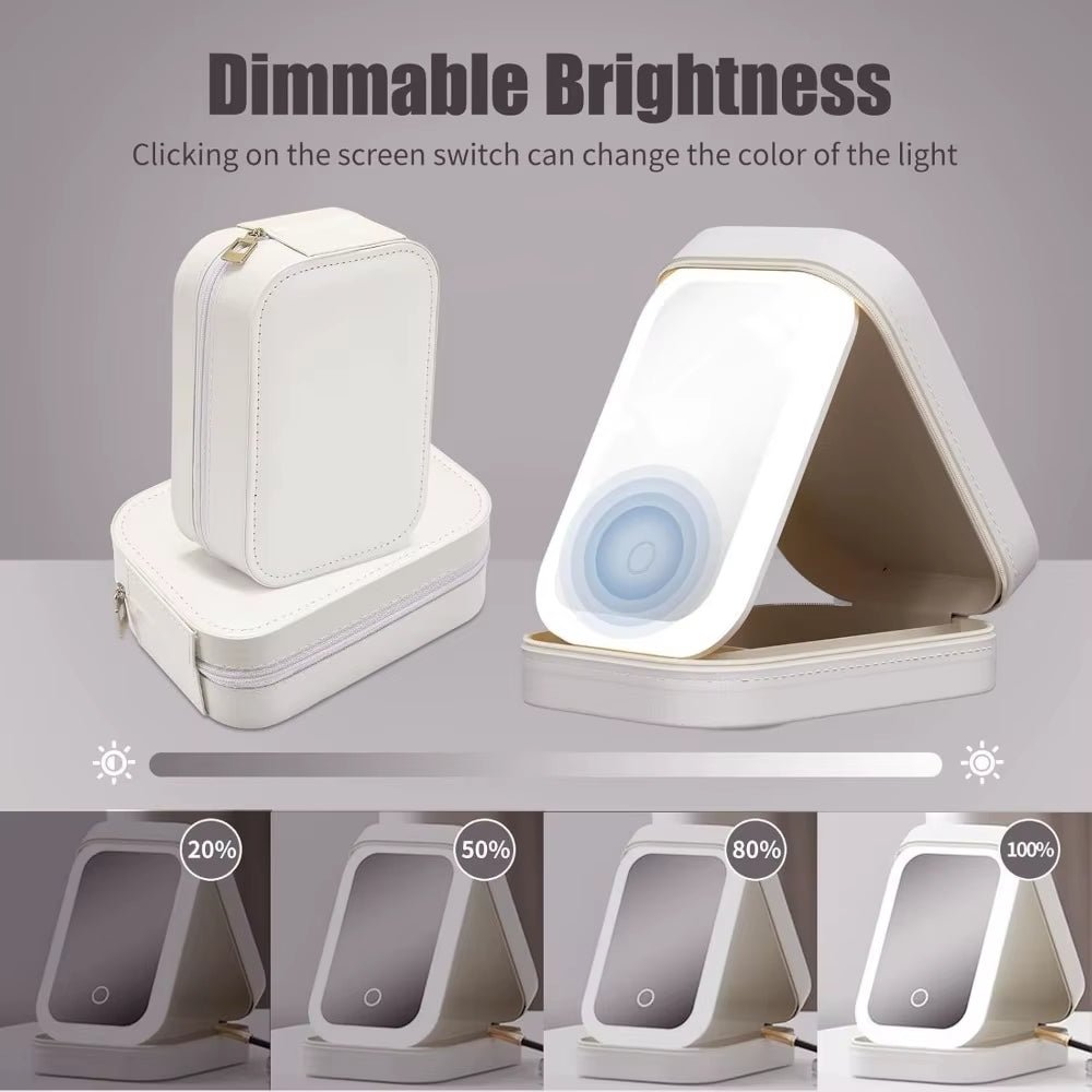 Periodicali Travel Makeup Mirror Periodicali Travel Mirror Periodicali Travel Makeup with Lights - Love All Things Home