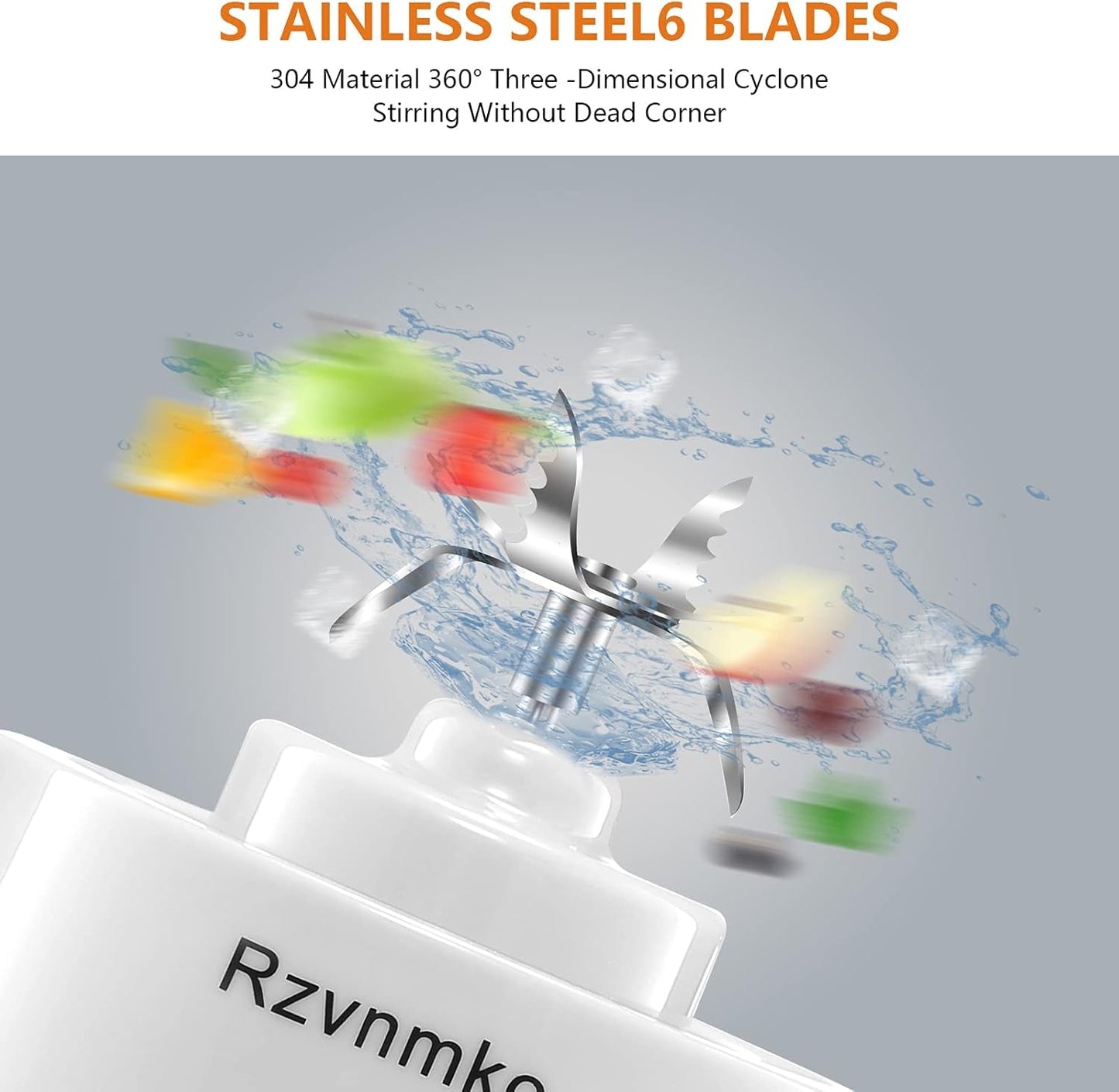 Portable Blender, Personal Size Blender Smoothie Maker Blender, Personal Smoothie Mixer, Usb Rechargeable Smoothie Blender (WHITE) - Love All Things Home