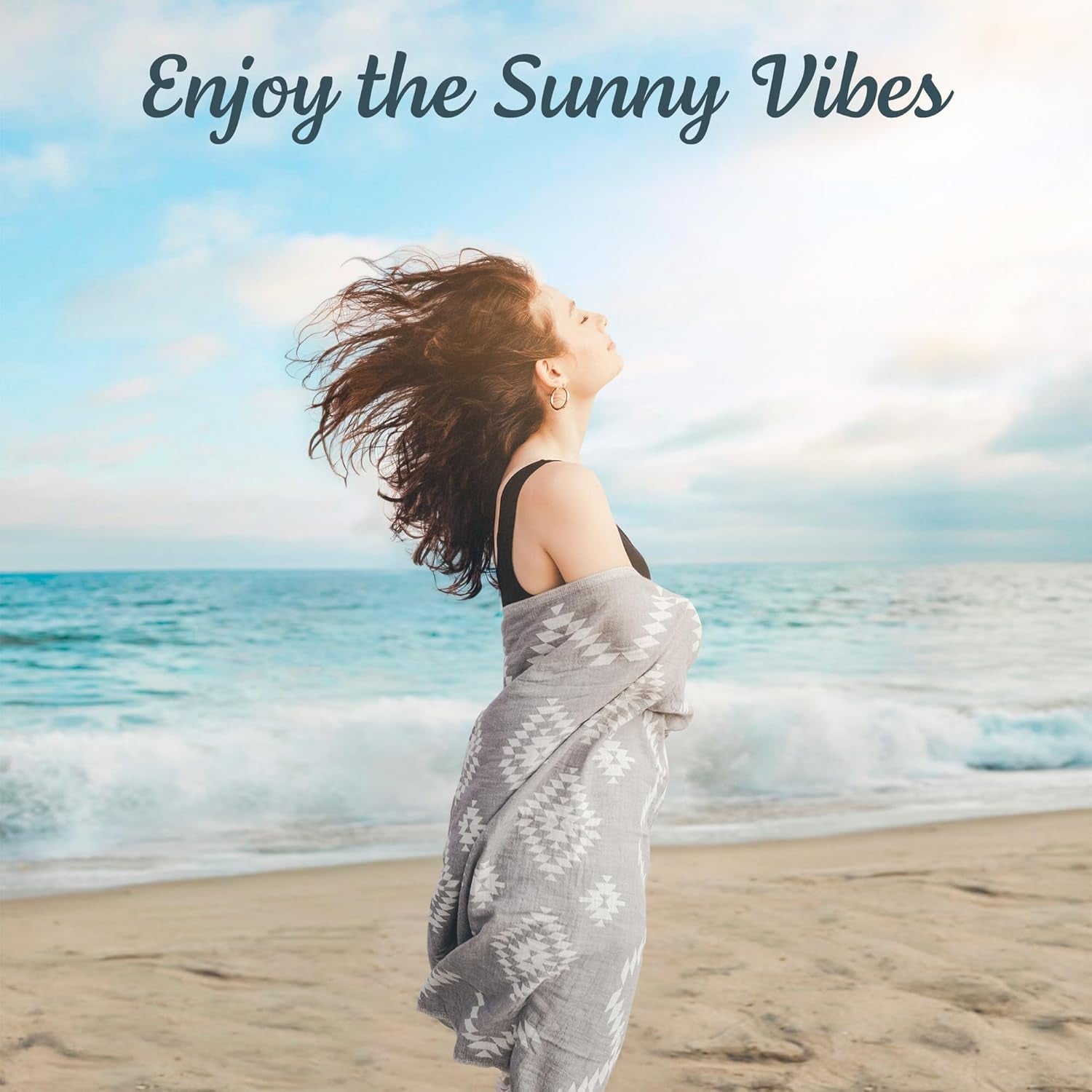 Premium Turkish Beach Towel – 35"X67" Lightweight Quick Dry Towel – 100% Cotton Sand - Free Turkish Towels – Vintage Dark Grey - Love All Things Home