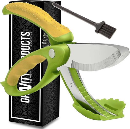 Salad Scissors - 2 - In - 1 Food Chopper and Kitchen Shears Ergonomic Handle - Love All Things Home