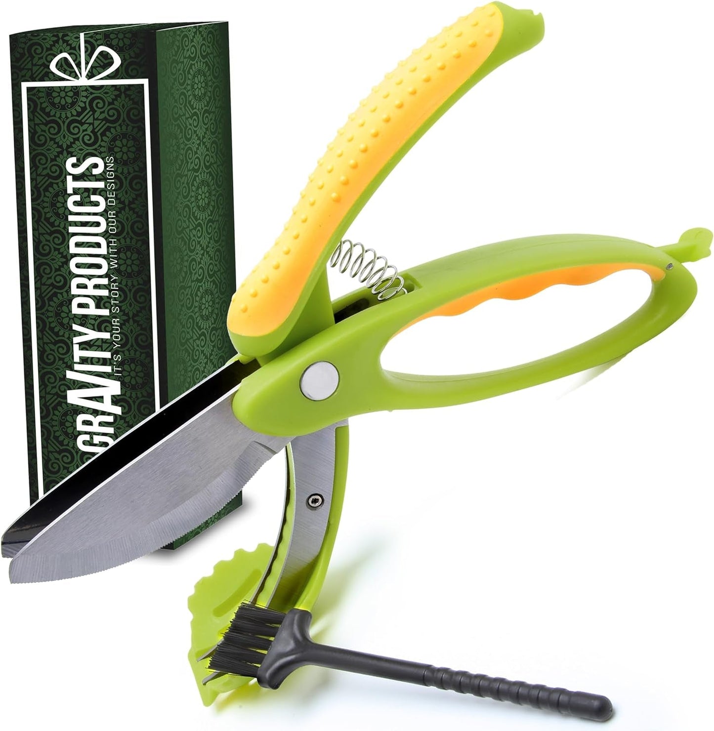 Salad Scissors - 2 - In - 1 Food Chopper and Kitchen Shears Ergonomic Handle - Love All Things Home