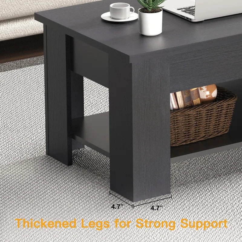 Sparta Lift Top Extendable Coffee Table with Storage - Love All Things Home