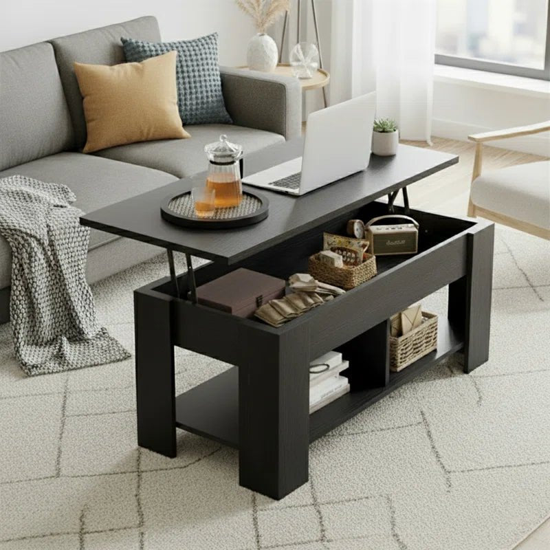 Sparta Lift Top Extendable Coffee Table with Storage - Love All Things Home