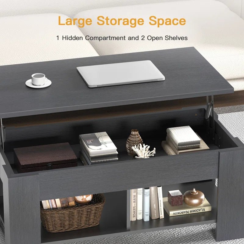 Sparta Lift Top Extendable Coffee Table with Storage - Love All Things Home