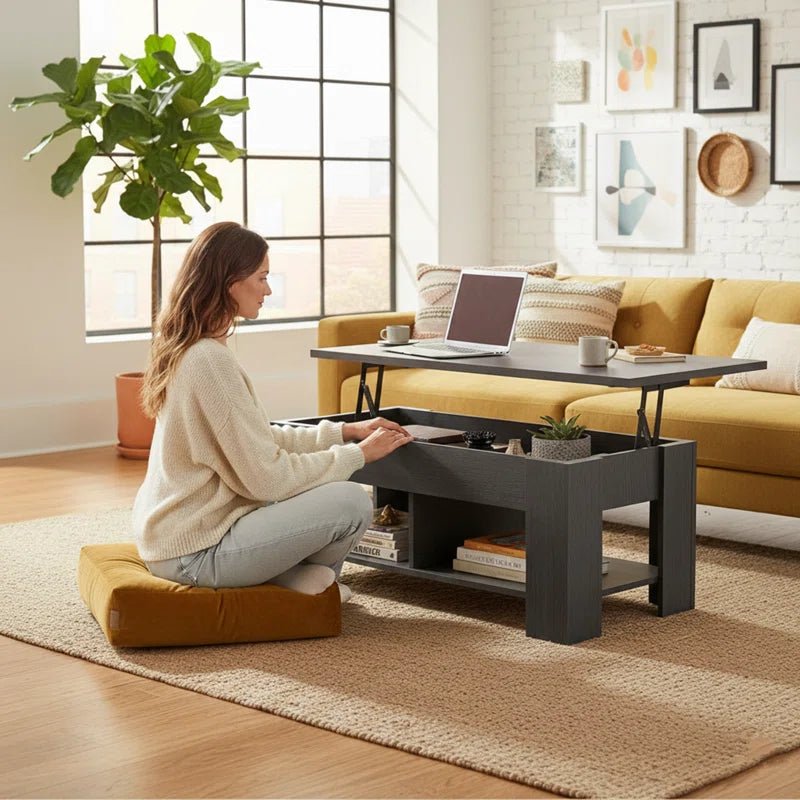 Sparta Lift Top Extendable Coffee Table with Storage - Love All Things Home