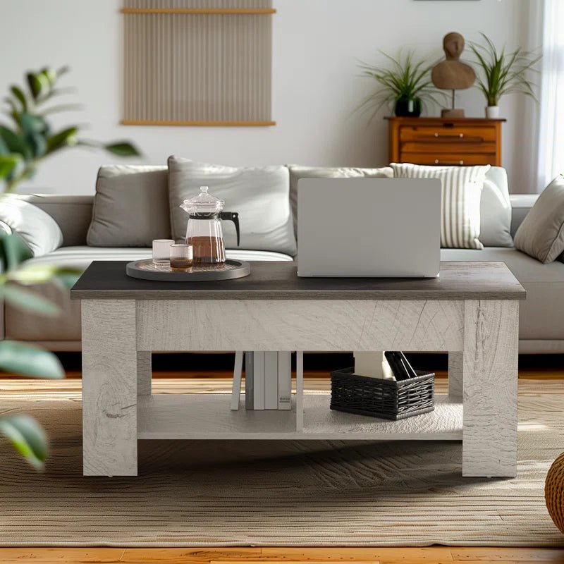 Sparta Lift Top Extendable Coffee Table with Storage - Love All Things Home