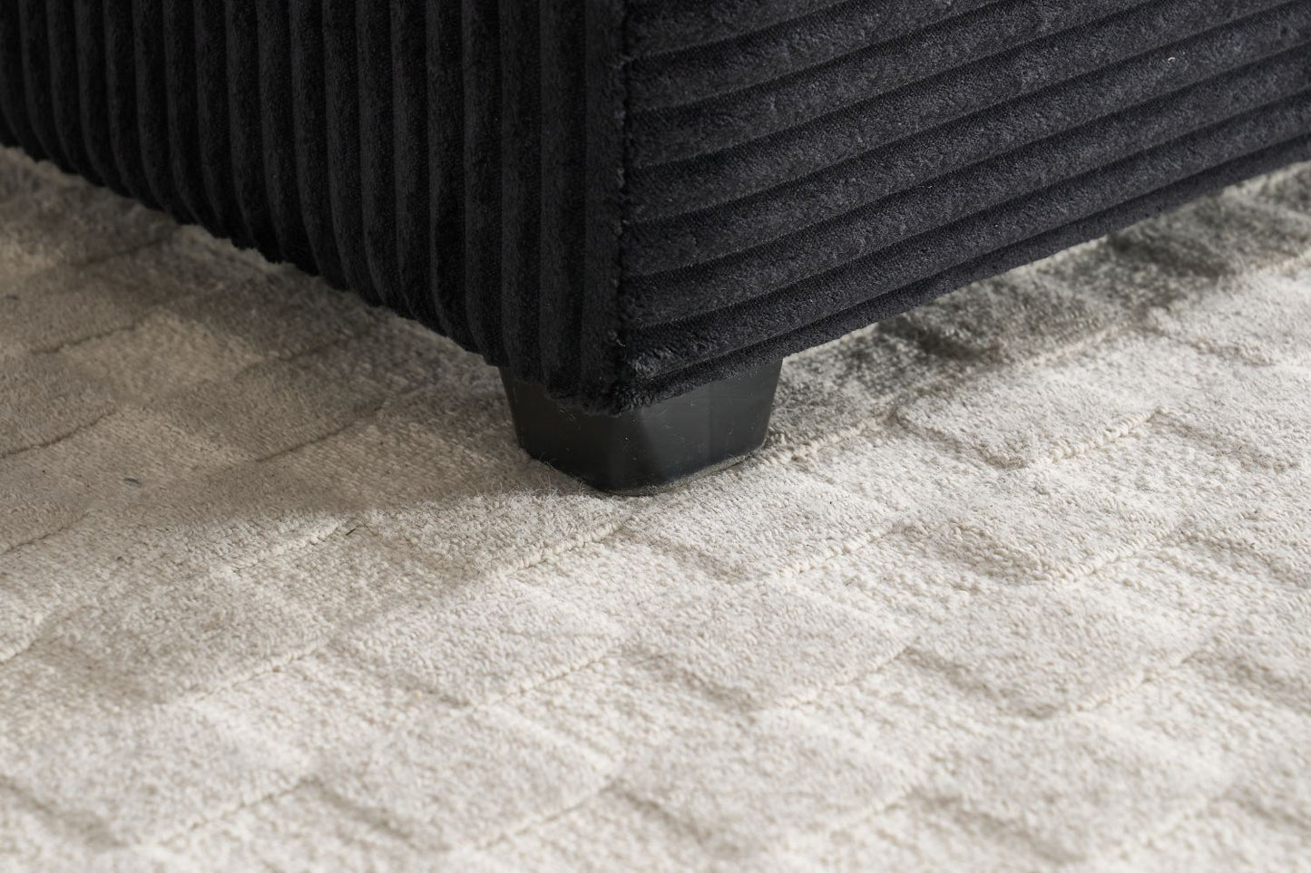 [VIDEO/New]Corduroy Upholstered Chaise Lounge Sofa with Handrail storage,Movable ottoman,Cupholders,Detachable Cushions Deep Seat for Living Room Office,5 colour,Wide stripe corduroy - Love All Things Home