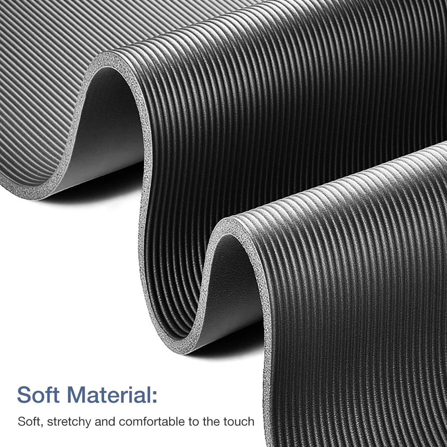 Yoga Mat Non Slip NBR Thick Yoga Mat and Carrying Strap and Bag - Love All Things Home