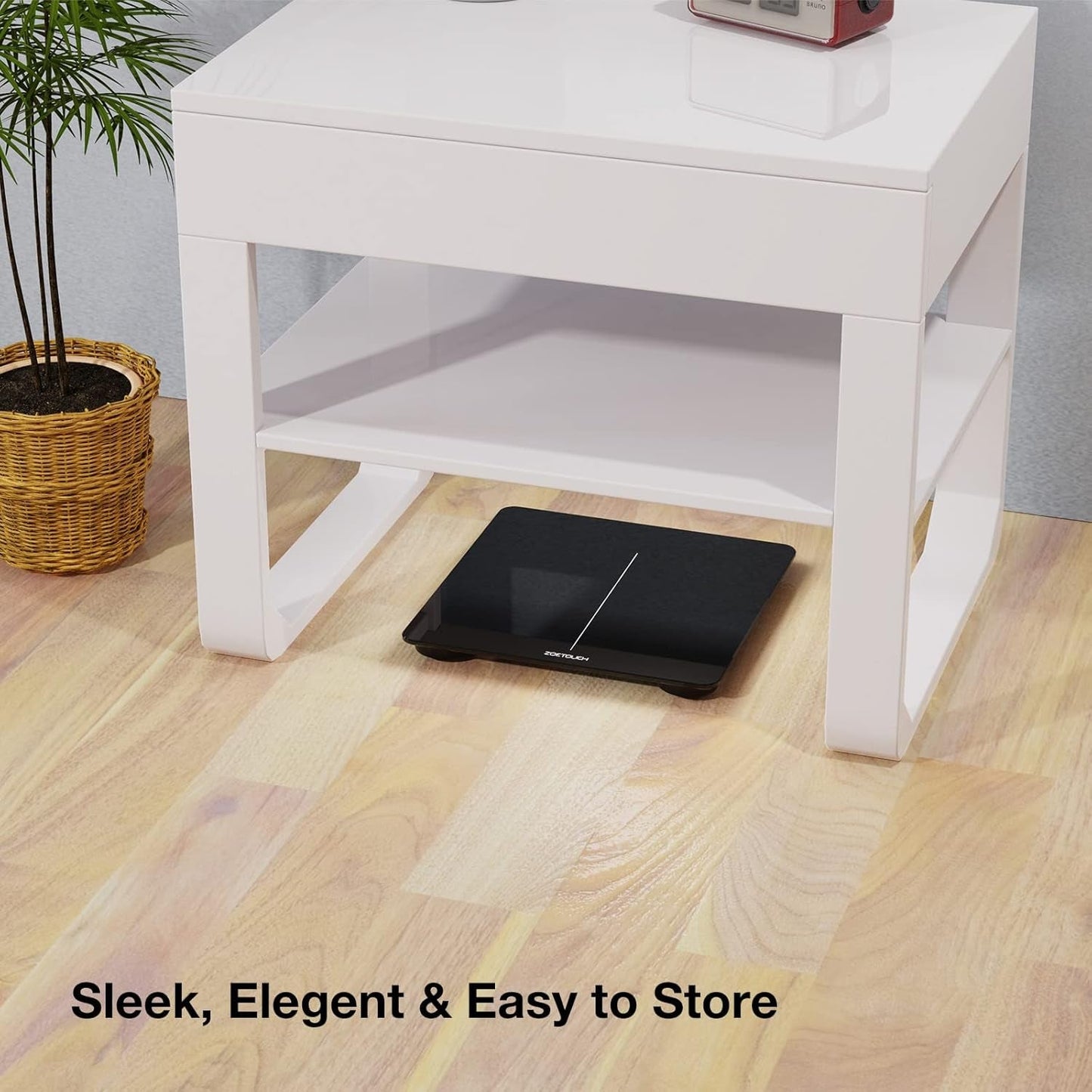 ZOETOUCH Bluetooth BMI Weighing Scale, Body Weight Scale, Smart Digital Bathroom Scales, 400 Lbs, Body Tape Measure and Batteries Included - Love All Things Home